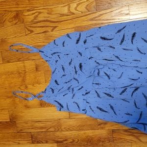 Old Navy feather print dress